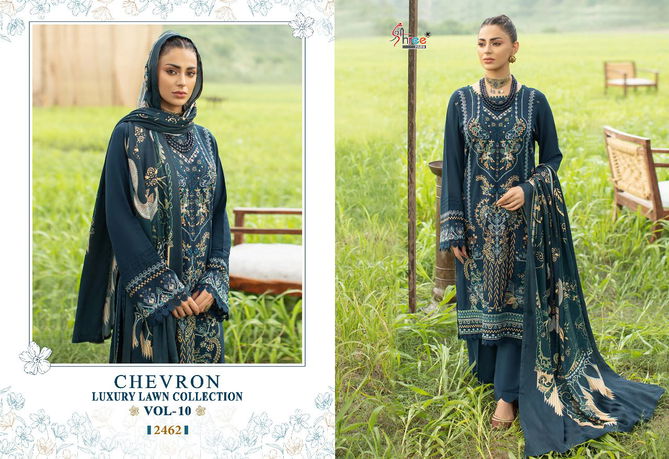 Shree Chevron Luxury Law 10 Wholesale Pakistani Salwar Suits Catalog
